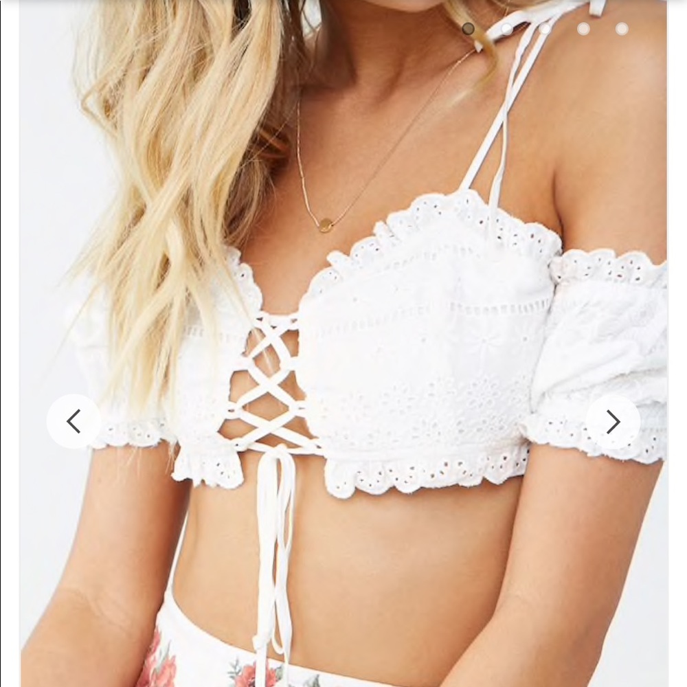 Woven Crop Top